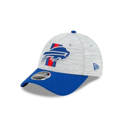 Buffalo Bills Gorra | New Era Official NFL Training Stretch Snap 9forty Adjustable Cap Mexico - Azules